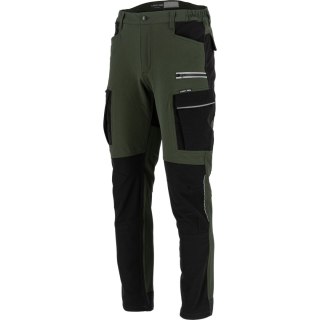 Spodnie stretch zielono-czarne, "xl", ce, lahti
