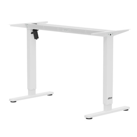 Biurko elektryczne regulacja wys. Ergo Office, max wys. 1160mm, max - 80 kg, bez blatu do pracy stojąco siedzącej, białe, ER-400