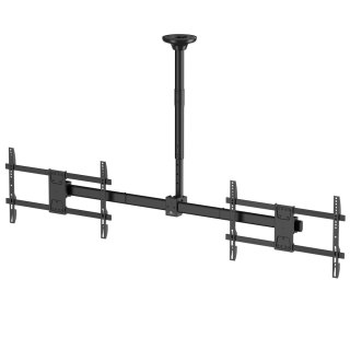 Uchwyt sufitowy dla dwóch TV Maclean, max. obciążenie 2x40kg, 34-60", max VESA 600x400, MC-111 B
