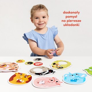 Układanka pierwsze puzzle - rodzinki