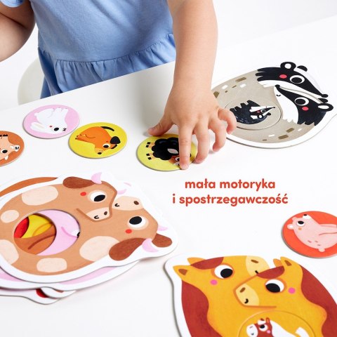 Układanka pierwsze puzzle - rodzinki