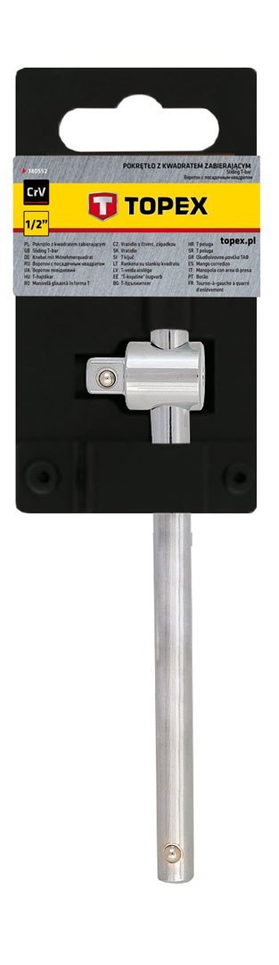 Pokrętło z kwadratem zabierającym 1/2", 250 mm