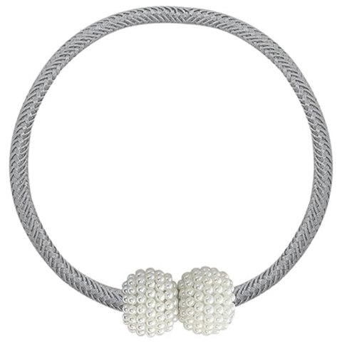 AG701B Klamra do firan zasłon perła