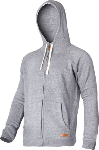 Bluza z kapturem i suwakiem szara, "3xl", ce, lahti