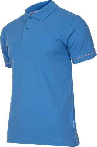 Koszulka polo, 220g/m2, niebieska, "2xl", ce, lahti