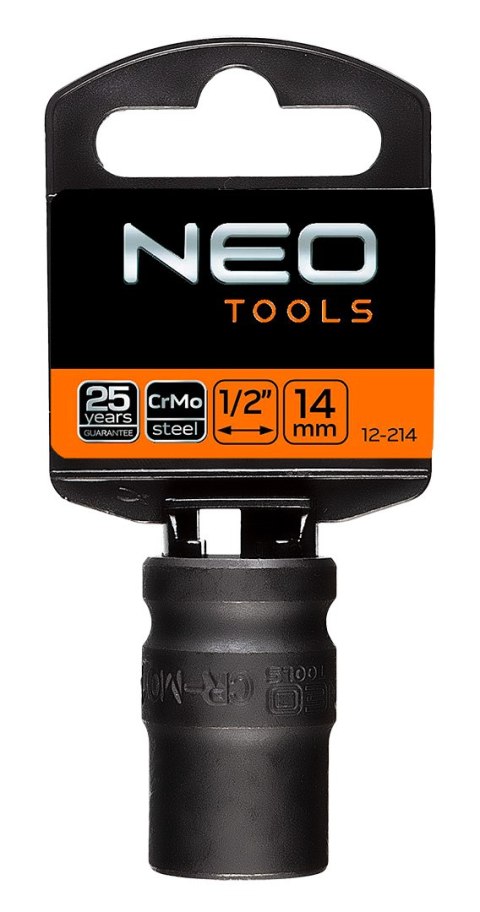 Nasadka udarowa 1/2", 14 x 38mm, Cr-Mo