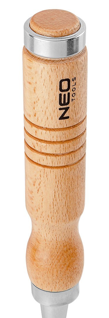 Dłuta 6, 12, 18, 24 mm, zestaw 4 szt. Uchwyt drewniany