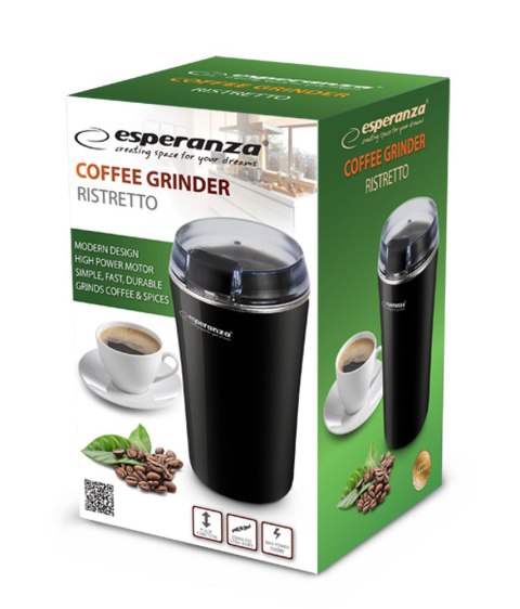 EKC008K Esperanza młynek do kawy ristretto czarny