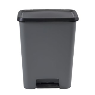 Kosz na śmieci z pedałem Compatta 23+23Lgray/black