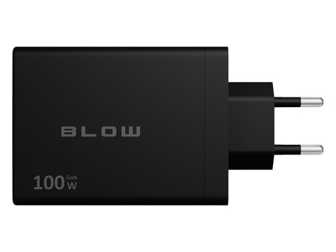 76-031# Ładowarka sieciowa gniazdo usb-cx4 pd 100w gan czarna