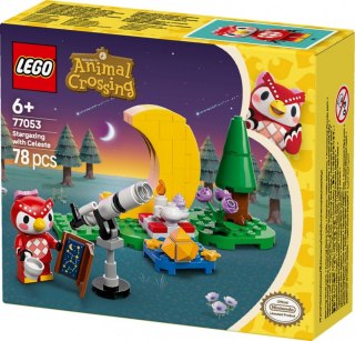 Klocki animal crossing 77053 obserwacja gwiazd z celeste