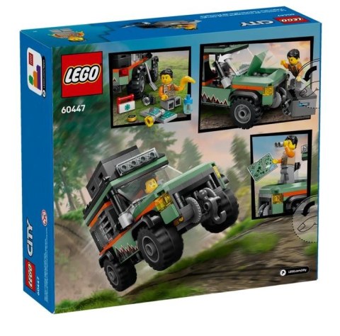 Klocki city 60447 górska ciężarówka terenowa 4x4