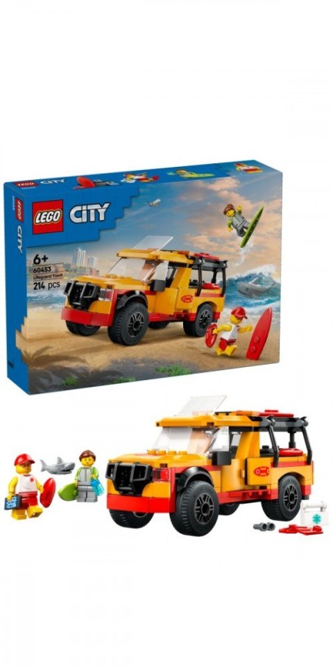Klocki city 60453 furgonetka ratowników plażowych