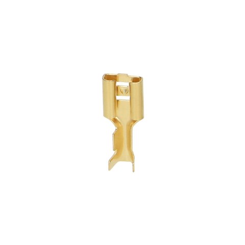Konektor nieizolowany, przekrój maksymalny 1mm?, szerokość 6,3mm, 100 szt.