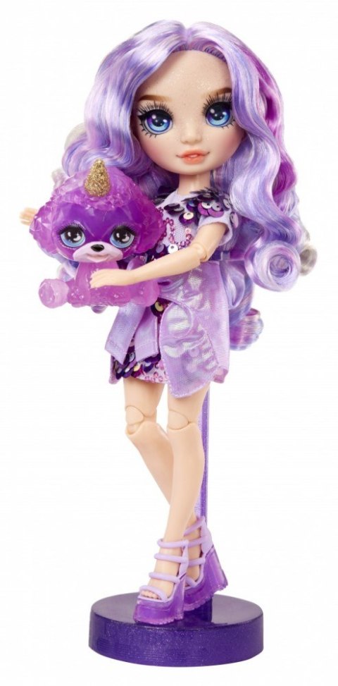 Lalka classic rainbow fashion violet purple