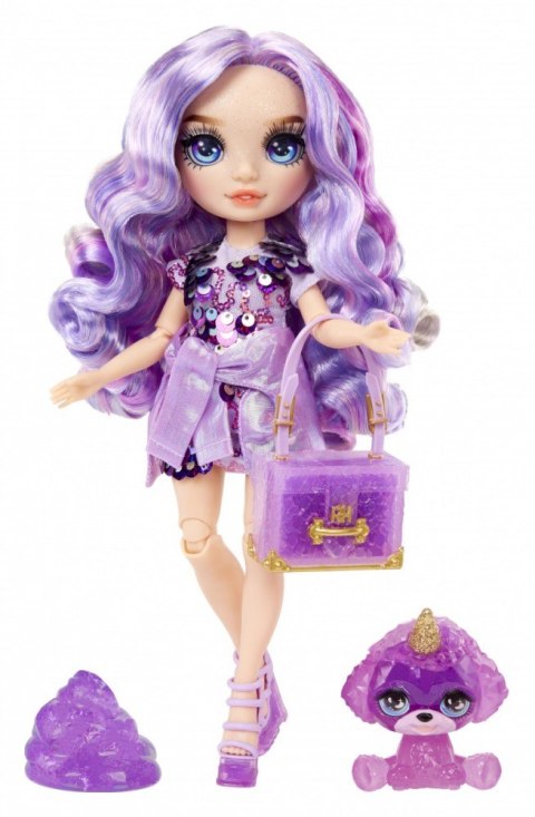 Lalka classic rainbow fashion violet purple