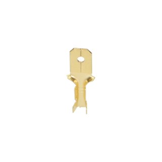 Wsuwka nieizolowana, przekrój maksymalny 1mm?, szerokość 6,3mm, 100 szt.