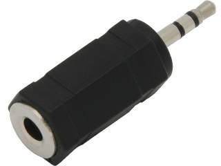 2207# Przejście jack: wtyk 2,5-gniazdo 3,5 plastikowe stereo