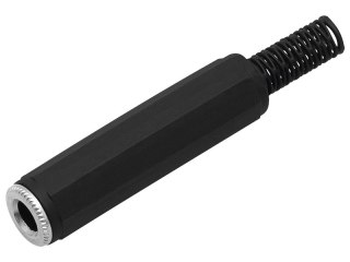 2209# Gniazdo jack 6.3 st na kabel hq plastikowe