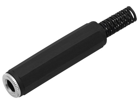 2209# Gniazdo jack 6.3 st na kabel hq plastikowe