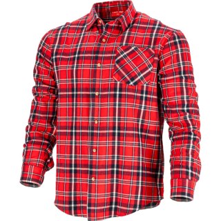 Koszula flanelowa czerw-granat., 170g/m2, "m", ce, lahti