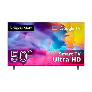 Telewizor Kruger&Matz 50" UHD Google TV 5.0 DVB-T2/T/C H.265 HEVC