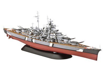 Model plastikowy okręt wojenny bismarck