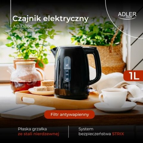 AD 1380b Czajnik elektryczny 1,0 l | strix | obrotowa podstawa |
