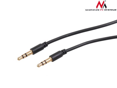 MCTV-815 42198 Przewód jack 3.5mm wtyk-wtyk 1.5m czarny