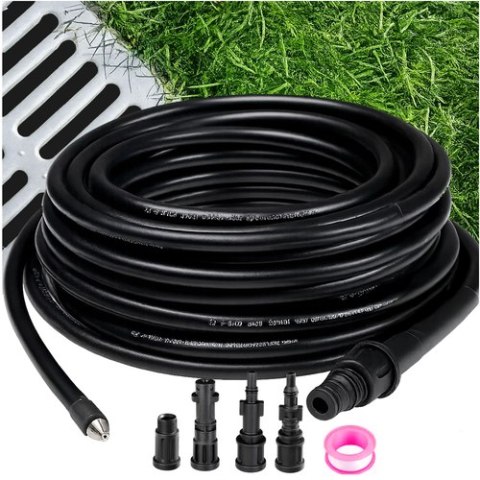 Wąż do czyszczenia rur z adapterem 15m Ruhhy 26132