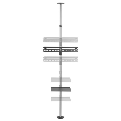Uchwyt TV teleskopowy sufitowo-podłogowy z półką Maclean, 37"-70", max 30kg, MC-791N
