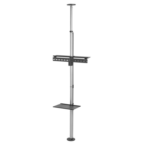 Uchwyt TV teleskopowy sufitowo-podłogowy z półką Maclean, 37"-70", max 30kg, MC-791N