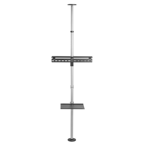 Uchwyt TV teleskopowy sufitowo-podłogowy z półką Maclean, 37"-70", max 30kg, MC-791N