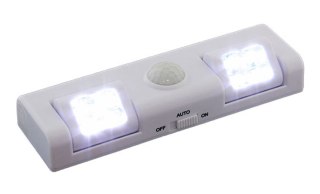 ZD26A Lampka 8 led czujnik ruchu biała