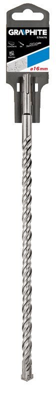 Wiertło do betonu SDS Plus, 16 x 400 mm, S4, quatro