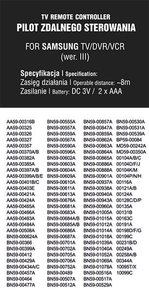 3976# Pilot lcd samsung iii blister