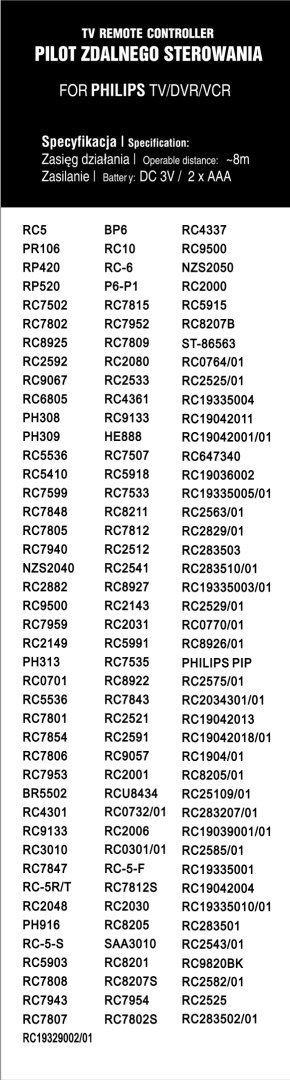 3989# Pilot lcd philips v blister