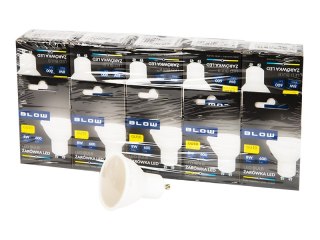 87-438# Żarówka led gu10 8w 230v neutralna 10szt