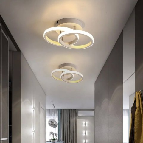 ZD110A Lampa żyrandol plafon led biała