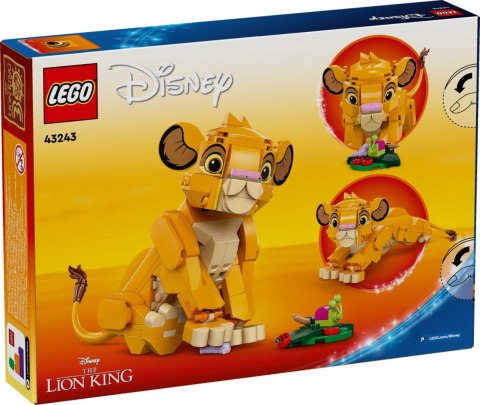 Klocki disney classic 43243 król lew - lwiątko simba