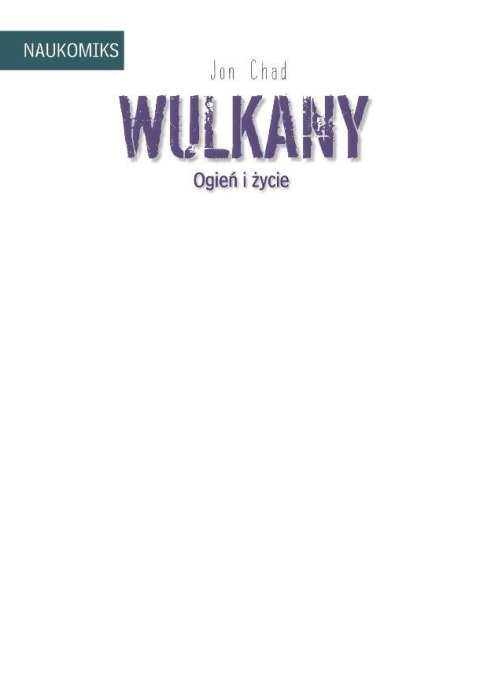 Książeczka wulkan ogień i życie