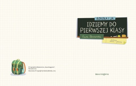 Książka szkoła i ja. idziemy do pierwszej klasy