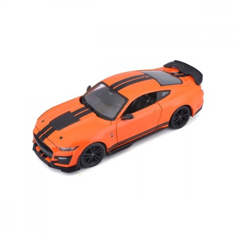 Model kompozytowy 2020 mustang shelby gt500 pomarańczowy 1:24