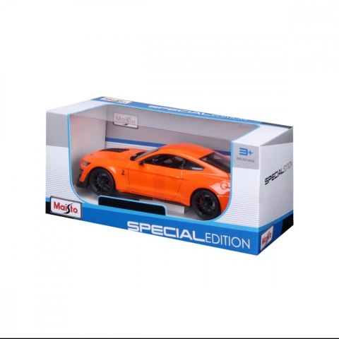 Model kompozytowy 2020 mustang shelby gt500 pomarańczowy 1:24
