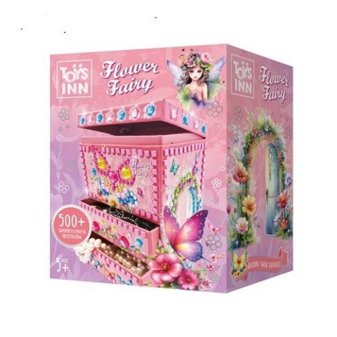 Szkatułka do dekorowania flower fairy bellisa toysinn