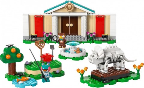Klocki animal crossing 77056 blathers i kolekcja muzealna