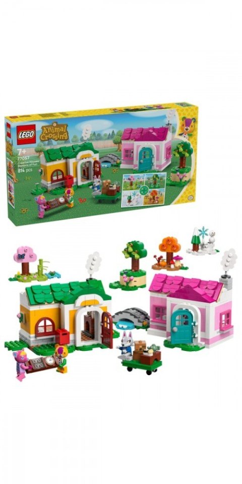 Klocki animal crossing 77057 kreatywne domy: pory zabawy