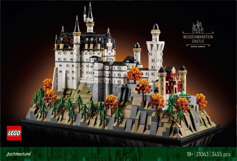 Klocki architecture 21063 zamek neuschwanstein