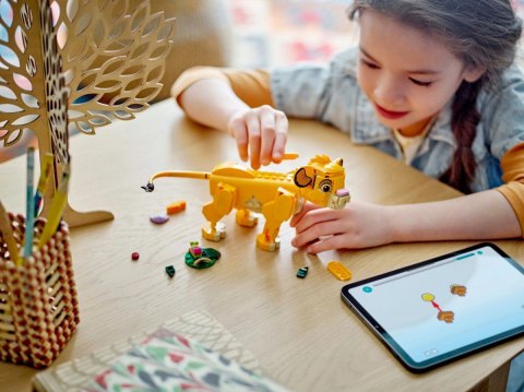 Klocki disney classic 43243 król lew - lwiątko simba