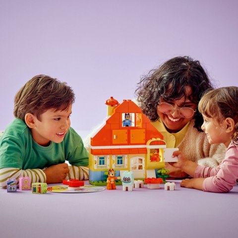 Klocki duplo bluey 10459 dom rodzinny blue z grą pamięciową